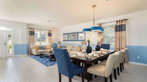 House, Multiple Beds, Pool Access, Pool View (7829BF WH_05) | Dining