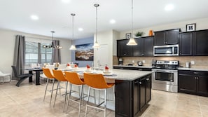 Private kitchen - No Rear Neighbor Private Pool/spa Game Near Disney (Kissimmee)