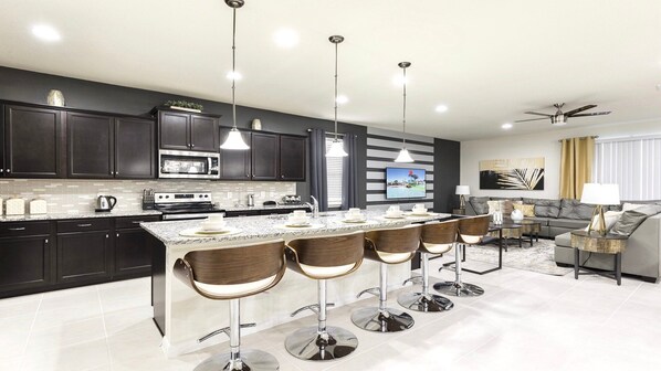 House, Multiple Beds, Pool Access, Pool View (2341LD WAW) | Private kitchen | Coffee/tea maker