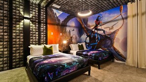 9 bedrooms, individually decorated, individually furnished, bed sheets - Family-friendly Villa With Pool & Game Room (Kissimmee)