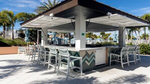House, Multiple Beds, Pool Access, Pool View (8915THC Solara_01) | Bar (on property) - Luxury Getaway: Pool, Spa, Games, Theater (Kissimmee)