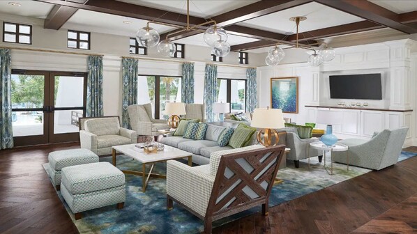 House, Multiple Beds, Pool Access (8915CBD Solara_01) | Living area - Family Oasis With Themed Rooms & Private Pool (Kissimmee)