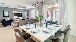 House, Multiple Beds, Pool Access (4258PD SL) | Dining - Storey Lake 6BR Private Pool Spa Waterpark/disney (Kissimmee)