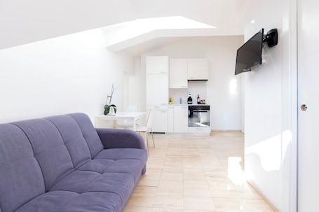 attic apartment | Living area | LCD TV
