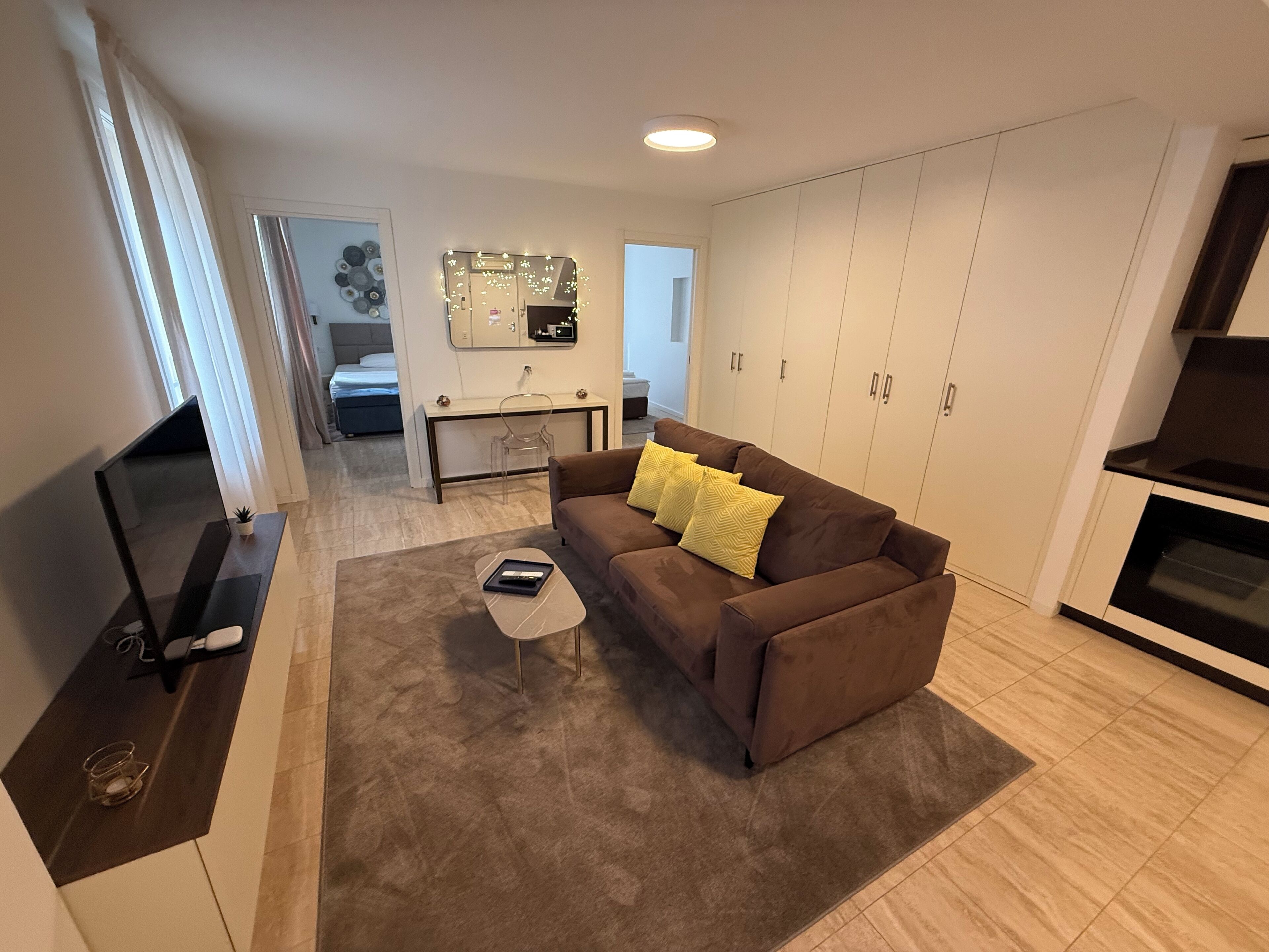 superior luxury apartment | Living area | LCD TV