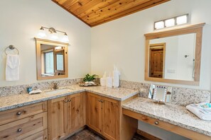 Basic Cabin | Bathroom - Boulder Bay Chalet Lakefront (Big Bear Lake)