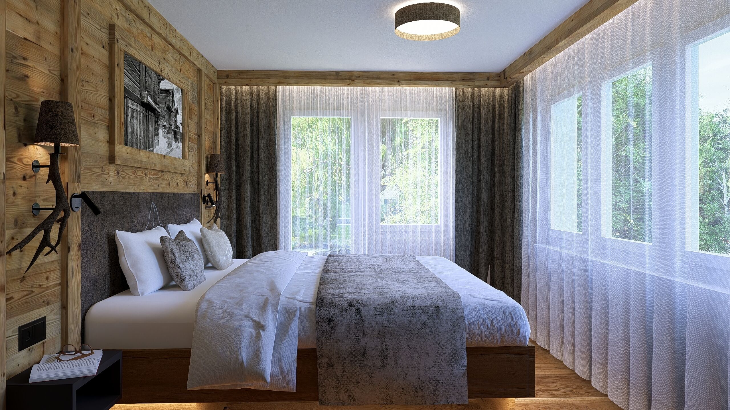 Apartamento | Wi-Fi de cortesia, roupa de cama