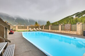 A heated pool - Pool + Ski-In Access: Copper Mountain Condo! (Frisco)