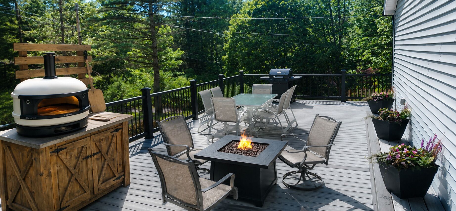 Patio during the day