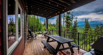 One of a kind views of Glacier National Park! Summit Cabin at Thunderbird Ridge.