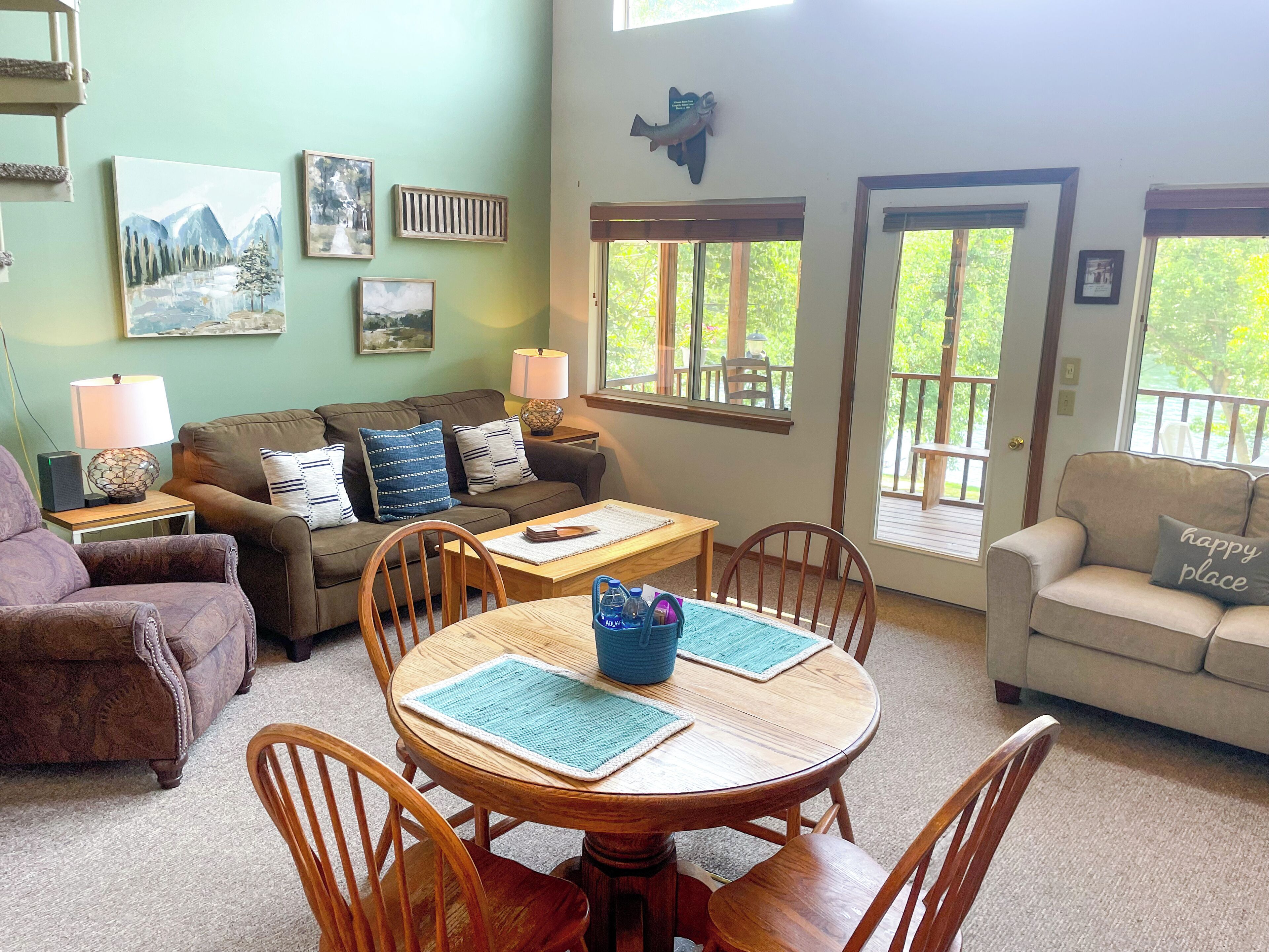 Kabin, 2 kamar tidur, Bebas Asap Rokok, pemandangan sungai | Area keluarga