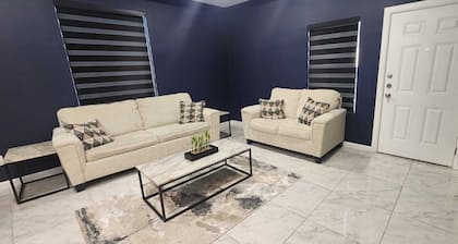 The blue apartment near expressway