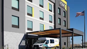 Voorkant van accommodatie