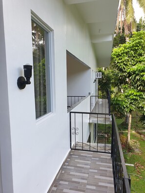 Comfort studio | Uitzicht vanaf balkon