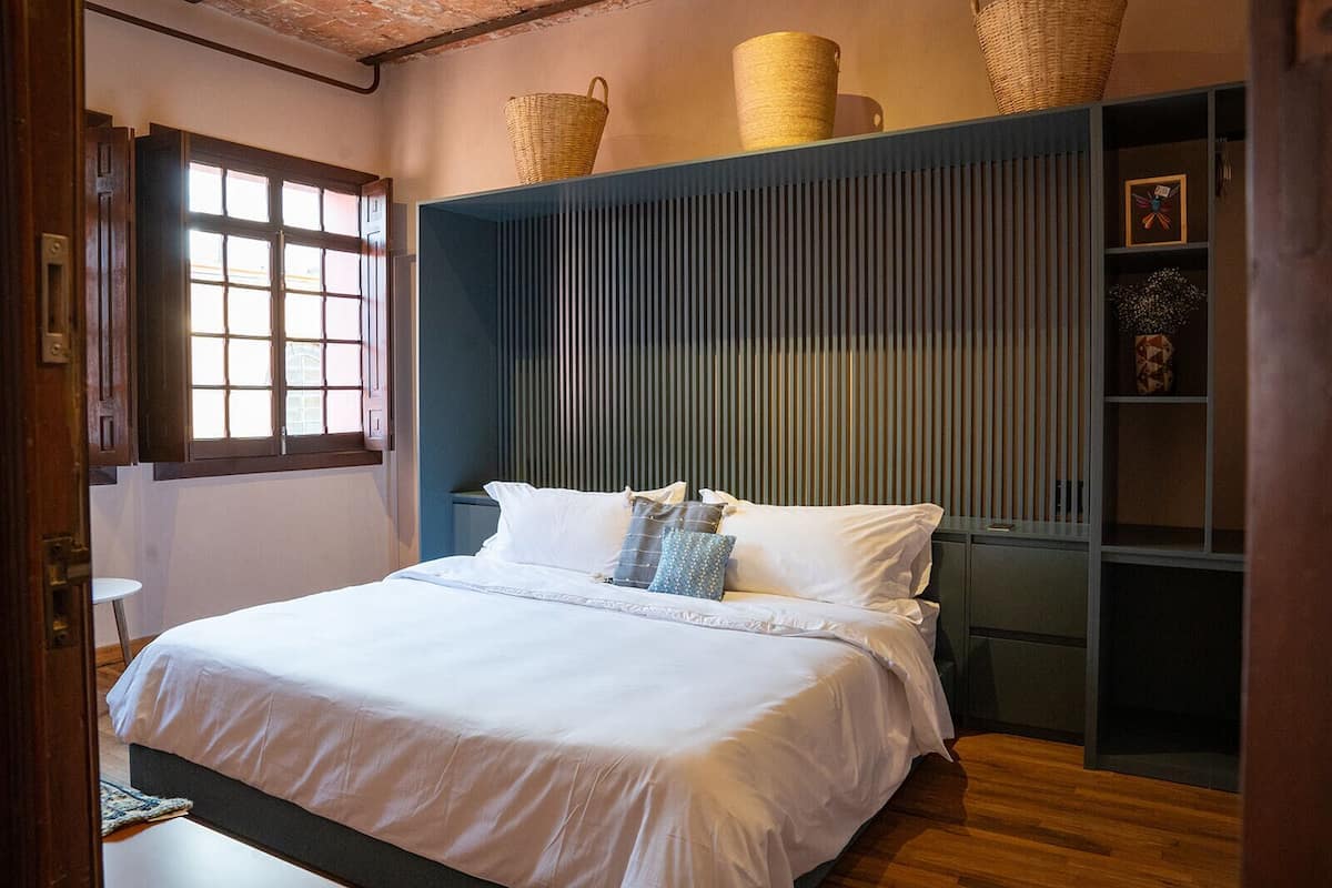 City-værelse | 1 soveværelse, premium-sengetøj, senge med madrasser af memory foam