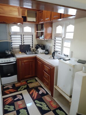 Fridge, stovetop, electric kettle, toaster - Very functional home 5 minutes drive to the world's famous Negril 7miles Beach (Negril)