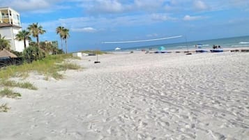 Sun loungers, beach towels