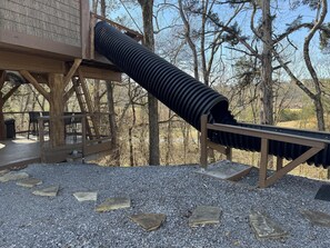 Property grounds - Family Adventure Treehouse | 20-ft Slide + Secret Beds | Sleeps 6 | Smoky Mtns (Sevierville)