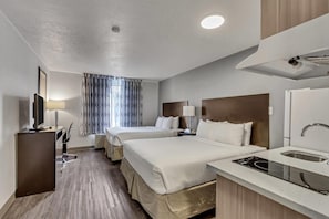 Room, 2 Queen Beds, Non Smoking | 1 bedroom, individually decorated, individually furnished, desk