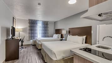 Kamer, 2 queensize bedden, niet-roken | 1 slaapkamer, individueel gedecoreerd, individueel gemeubileerd