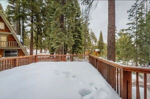 Deck off upstairs primary