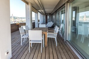 Outdoor dining - Civitanova, noble apartment facing the sea - Between sky and sea (Civitanova Marche)