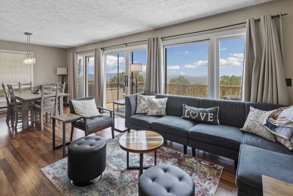 TV, fireplace, table tennis