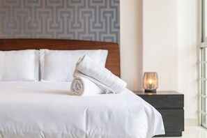 3 soverom, strykejern/-brett, wi-fi og sengetøy