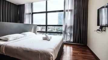 Departamento empresarial | Ropa de cama de alta calidad, camas con efecto memoria y insonorización