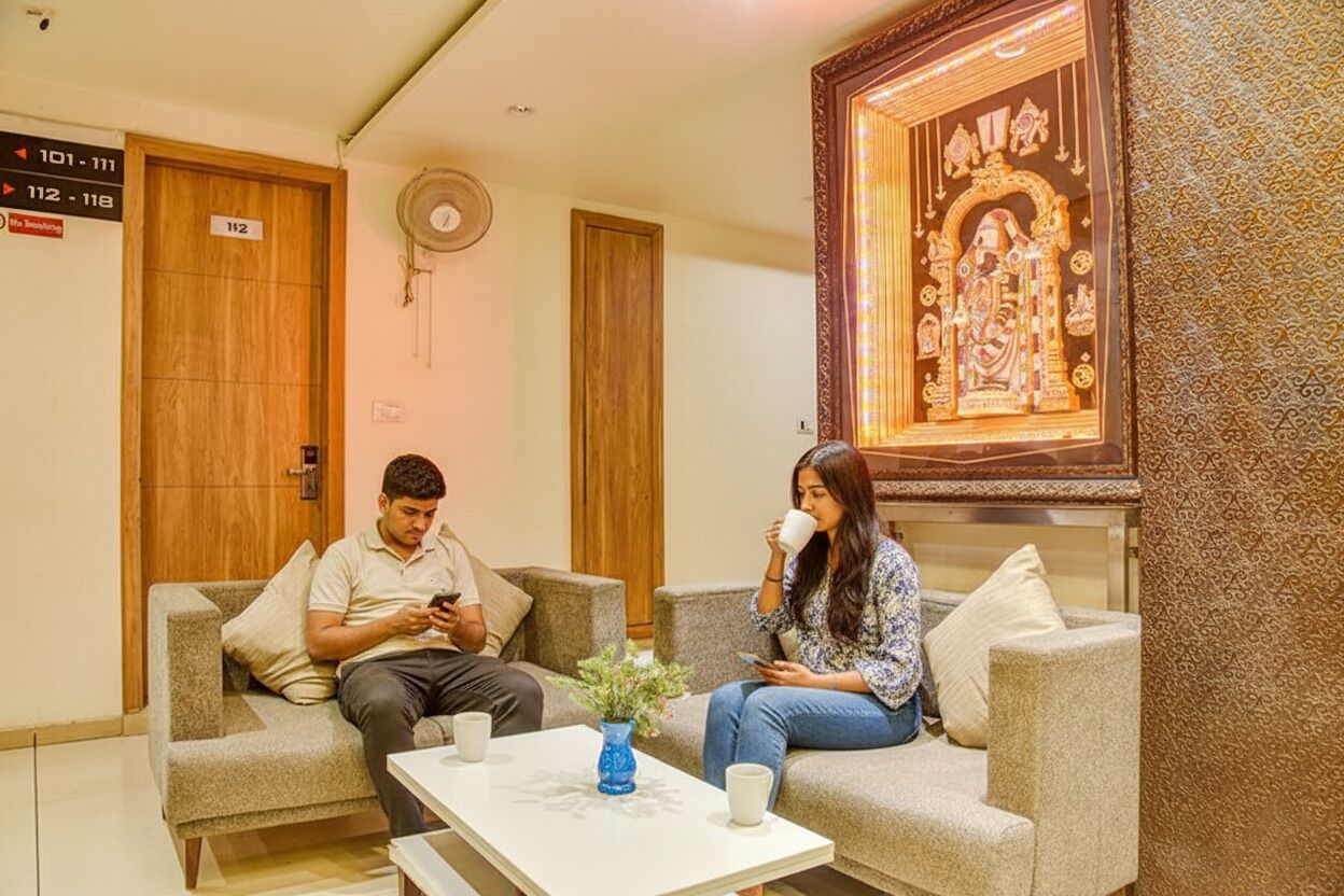 Lobby sitting area