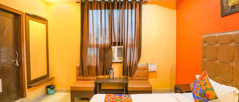 Lakens van Egyptisch katoen, luxe beddengoed, een kluis op de kamer