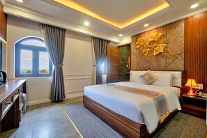 Superior Double Room | Egyptian cotton sheets, premium bedding, memory-foam beds, minibar - S79 Hotel Happy 88 Tran Hung Dao Street (Phu Quoc)