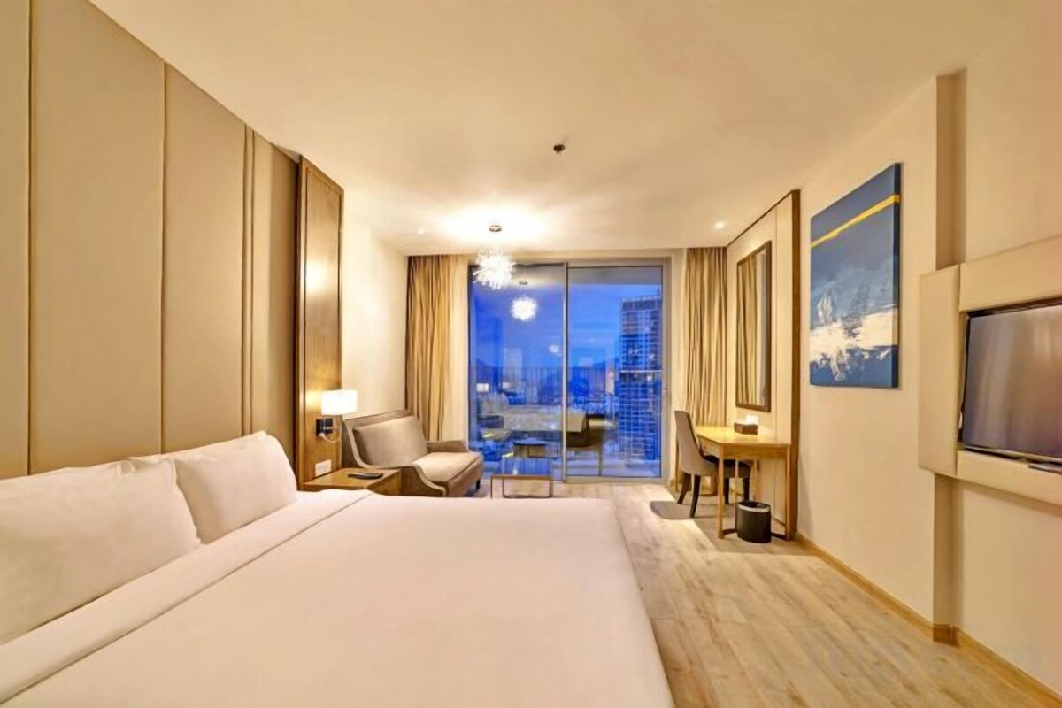 Cadar kapas Mesir, peralatan tempat tidur premium, busa memori 
