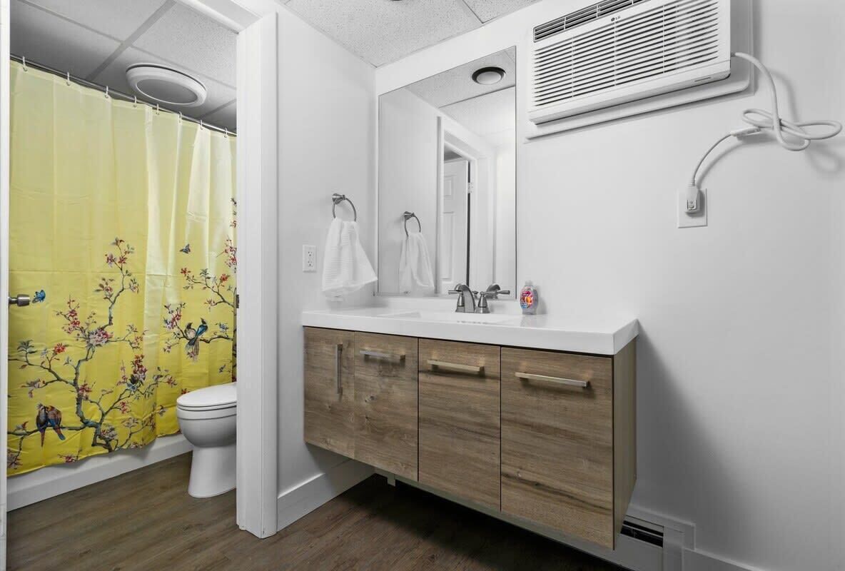 Bathtub, shampoo