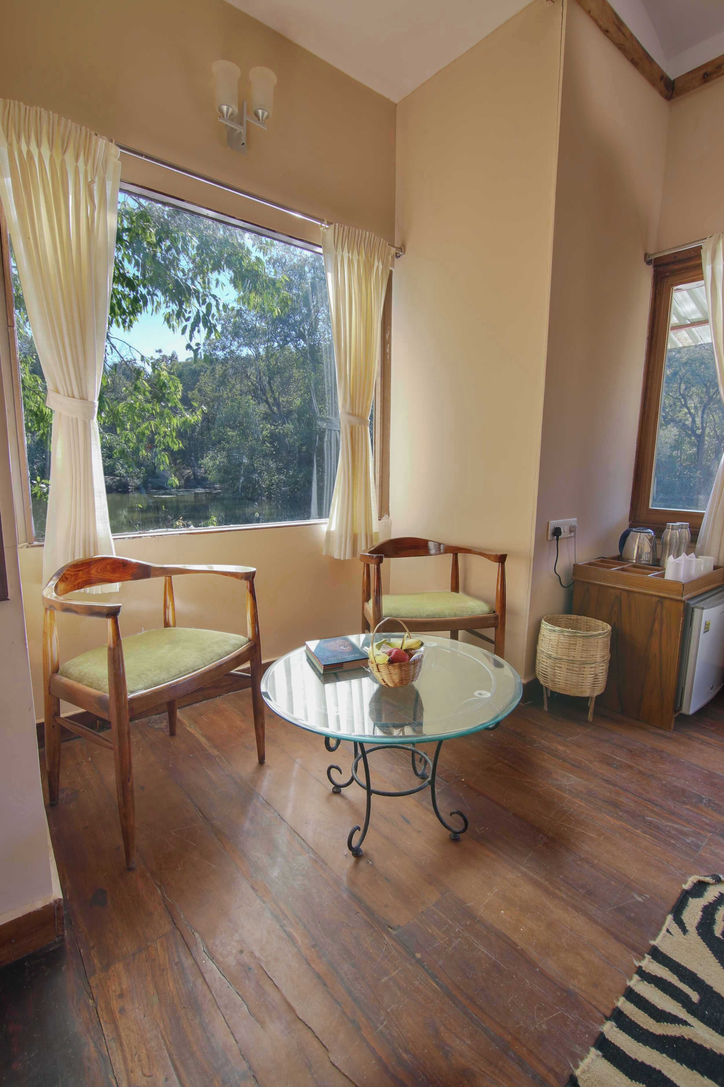 Luxury-Ferienhaus, 1 Schlafzimmer, Seeblick, Seeseite | Wohnbereich