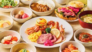 Tägliches Frühstücksbuffet (2200 JPY pro Person)