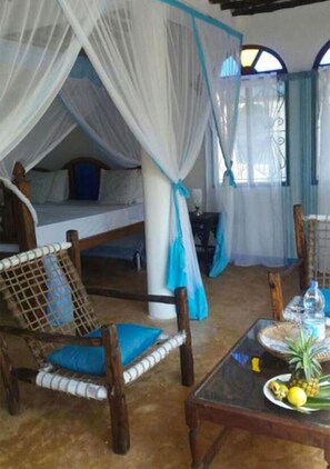 商務雙人或雙床房 | 起居區