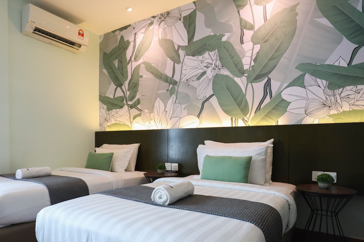 Standaard kamer | Luxe beddengoed, een strijkplank/strijkijzer, gratis wifi, beddengoed