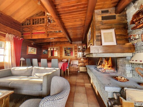 Chalet 4* tout confort au Corbier · Cheminée · Sauna · WiFi · Proche des pistes