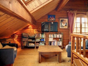 Fernseher, Kamin