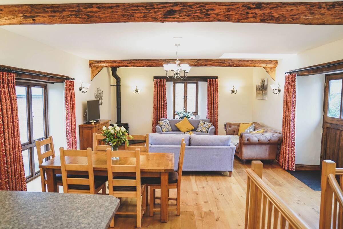 Casa de campo, 3 habitaciones (Cider Press) | Ropa de cama de alta calidad, sistema de insonorización, cuna de viaje