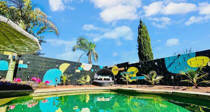 The Jungalow: Luxe Jungle Vibes Meet Modern Desert Living w/ Lagoon Style Pool