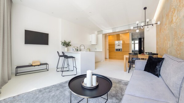 Appartement Deluxe, 2 chambres, non-fumeur, vue jardin
