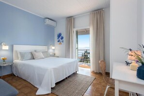 Studio, Meerblick | Schreibtisch, schallisolierte Zimmer, kostenloses WLAN, Bettwäsche