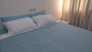 Desk, iron/ironing board, travel crib, free WiFi