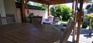 Outdoor dining - Villa "Le Voyageur" Style Lontan Idéale en Famille - Piscine Privée (Saint Paul)