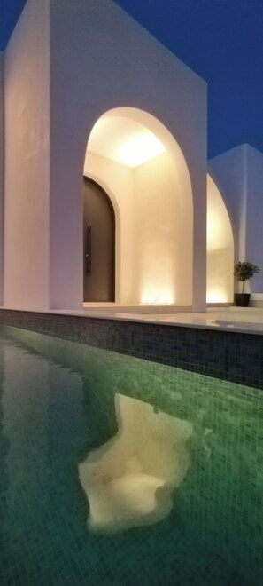 Outdoor pool - Artium Villa with Pool hosted by K&K (Santorini)