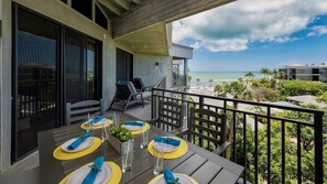 Outdoor dining - **SUITE SANCTUARY @ THE BEACH** Oceanfront Condo & Pool + LAST KEY SERVICES... (Key West)
