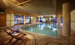 Indoor pool, a heated pool