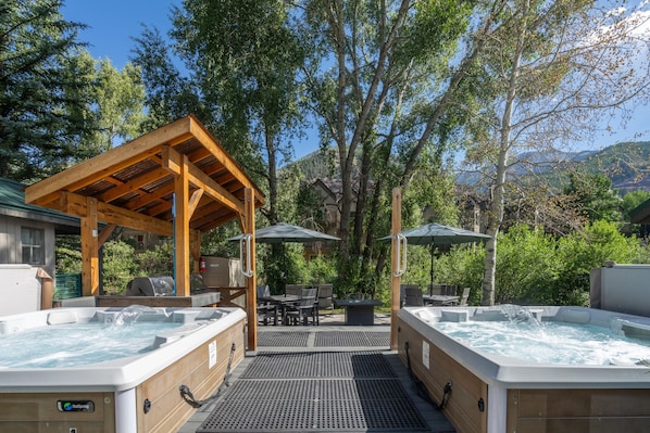 Condo, 1 Bedroom | Outdoor spa tub